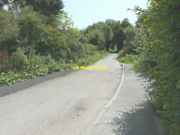 Photo 6"x4" Looking south along South Barham Road Derringstone c2014