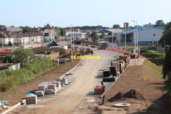 Photo 6"x4" Combe Valley Way construction Bexhill c2014