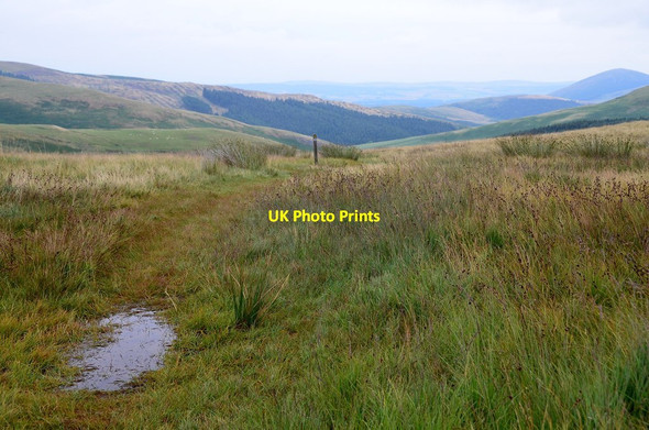Photo 6"x4" Col near Eccles Cairn Kirk Yetholm c2014