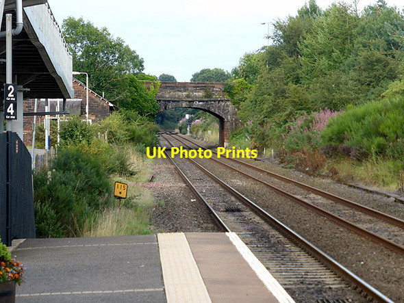 Photo 6"x4" Looking east on Gretna Railway Station Gretna c2014