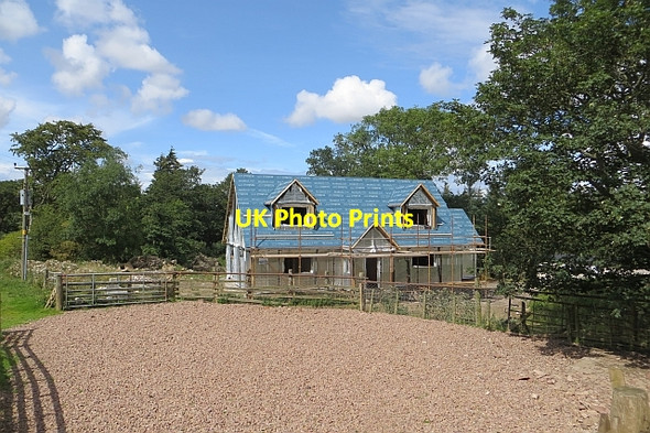 Photo 6"x4" New house, Soutra Fala\/NT4361 c2014