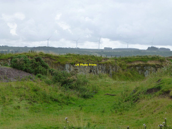 Photo 6"x4" Disused quarry Nunnykirk c2014