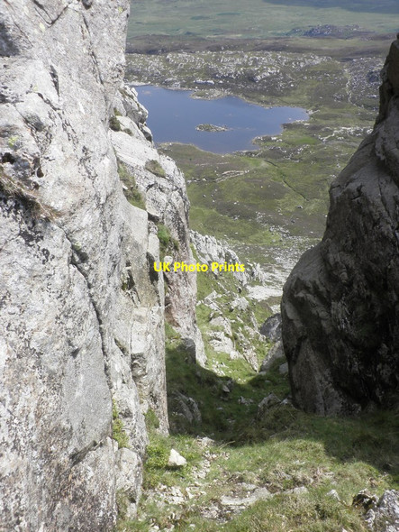 Photo 6"x4" Steep gully on the east side of Moel Siabod Capel Curig c2014