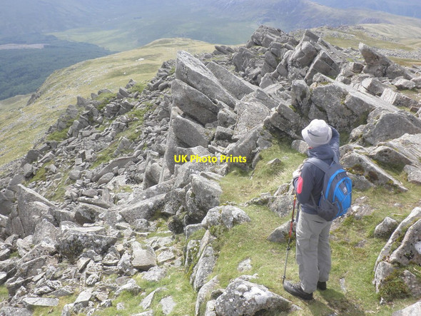 Photo 6"x4" Looking west, from Moel Siabod Blaenau Dolwyddelan c2014