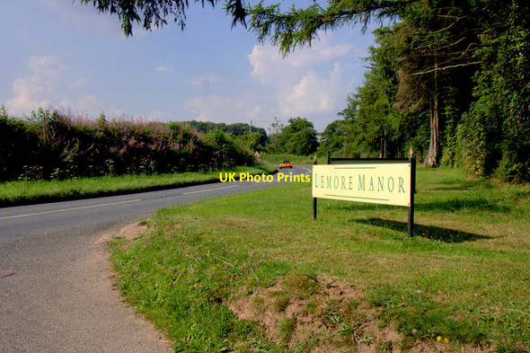 Photo 6"x4" Entrance to Lemore Manor, Eardisley Field\/SO3050 c2014