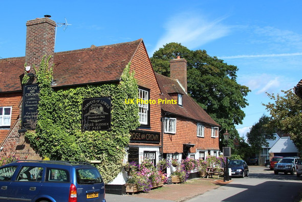 Photo 6"x4" Rose & Crown, Burwash Burwash c2014