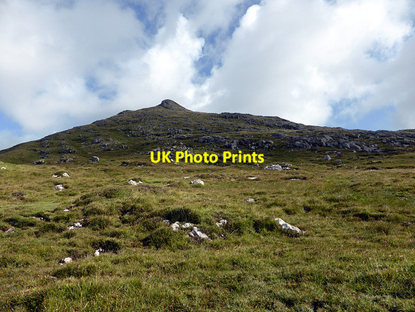 Photo 6"x4" The ascent to Heaval Ge\u00e0rraidh Gadhal c2014
