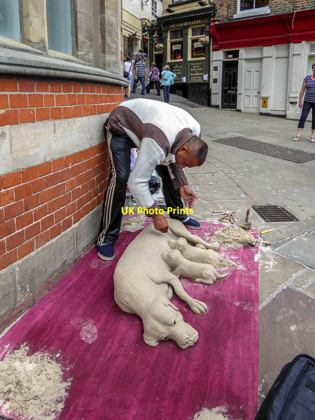 Photo 6"x4" Sand Sculpture, Whitby Whitby\/NZ8910 c2014