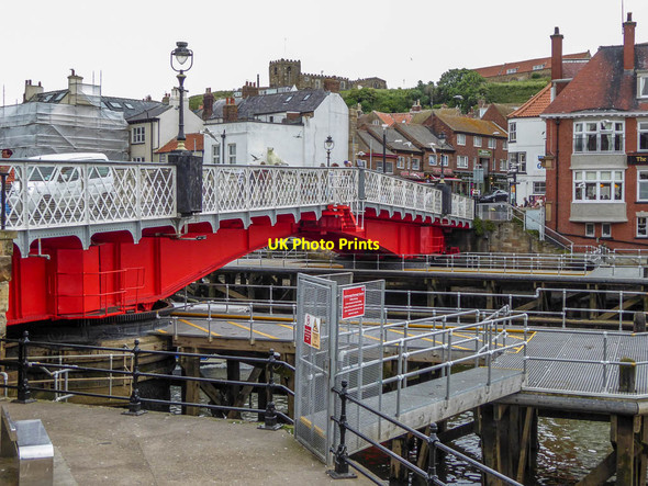 Photo 6"x4" Swing Bridge, Whitby Whitby\/NZ8910 c2014