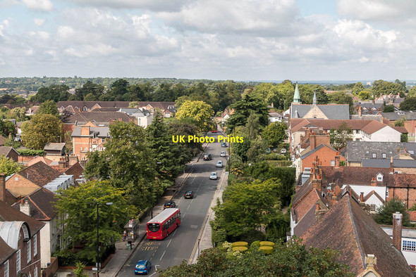 Photo 6"x4" Wood Street from St John the Baptist Church, Barnet Barnet c2014