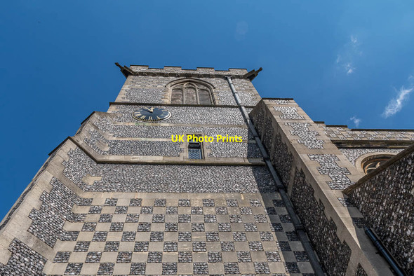 Photo 6"x4" Tower, John the Baptist Church, Barnet Barnet c2014 P1