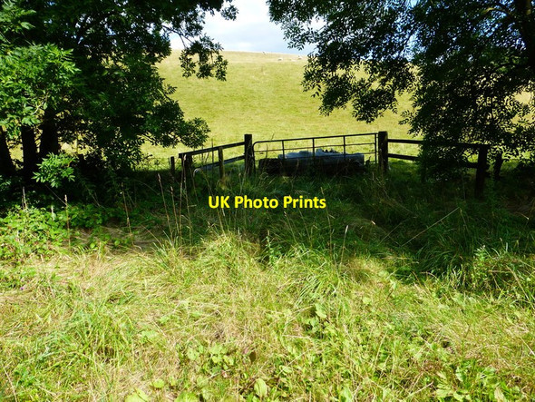 Photo 6"x4" Blocked field entrance on New Odiham Road Alton\/SU7139 c2014
