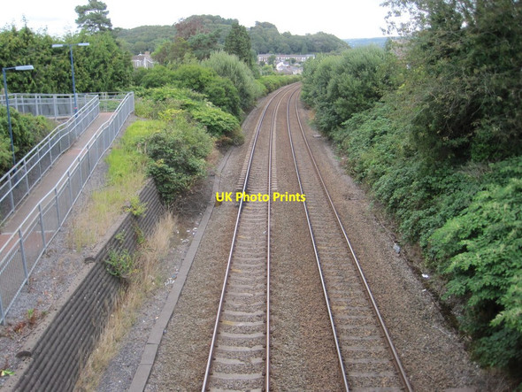 Photo 6"x4" Skewen 2nd railway station (site), Neath Neath\/Castell-Nedd c2014