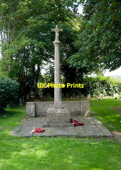 Photo 6"x4" Ewhurst Green, St James the Great Cemetery War Memorial Ewhurst Green\/TQ7924 c2014