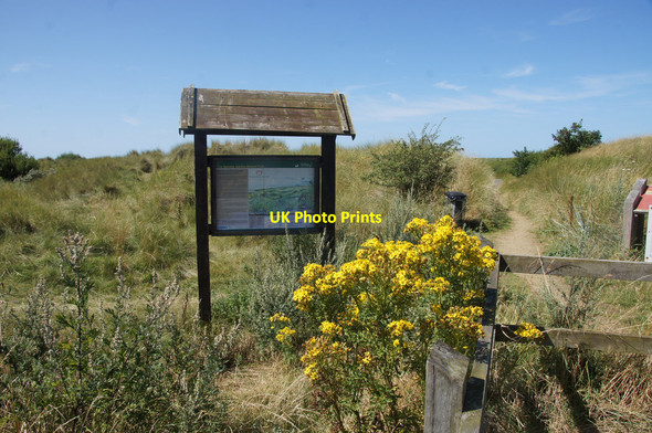 Photo 6"x4" Noticeboard, Queen's Jubilee Nature Trail, Birkdale Southport c2014