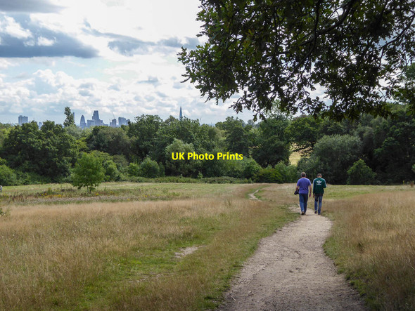 Photo 6"x4" City of London from Kenwood, Hampstead, London NW3 Hampstead\/TQ2685 c2014 P1