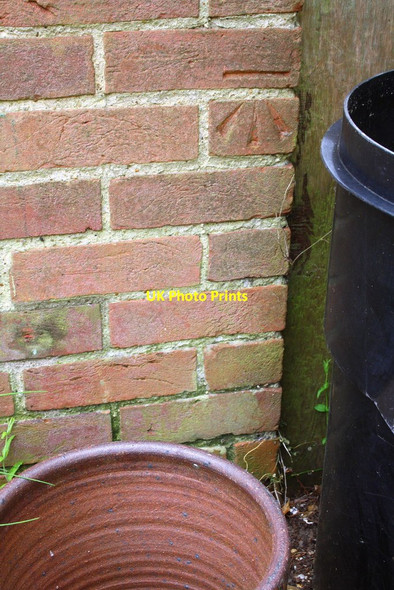 Photo 6"x4" Benchmark on 'Oldfield' Arborfield c2014