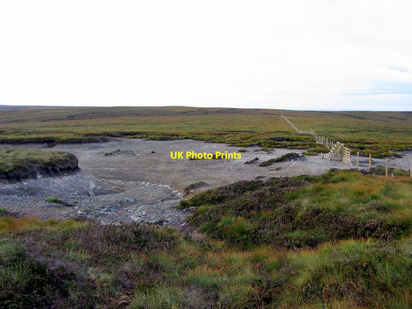 Photo 6"x4" Moorland erosion south of Carter Fell Carter Fell c2014