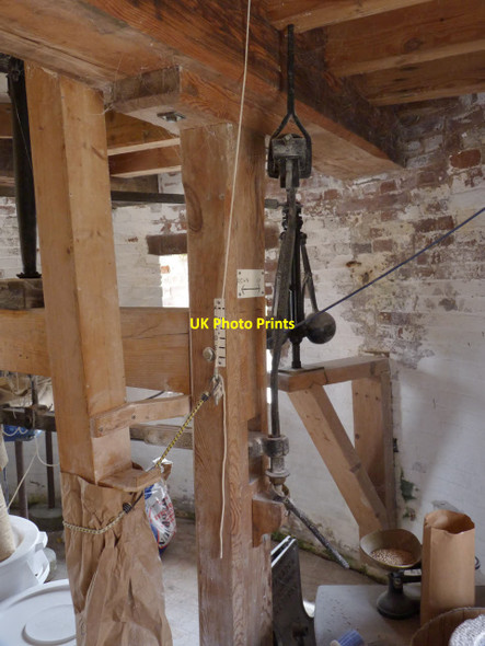 Photo 6"x4" Inside Tuxford Windmill Tuxford c2014 P1