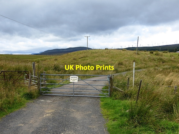 Photo 6"x4" Public road end, Bows Auld Dalbrack c2014