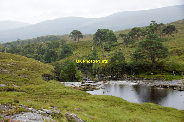 Photo 6"x4" Garbh-uisge below Monar Dam Garbh-uisge c2014