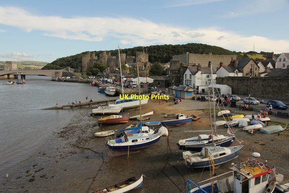 Photo 6"x4" Conwy quayside Conwy c2014