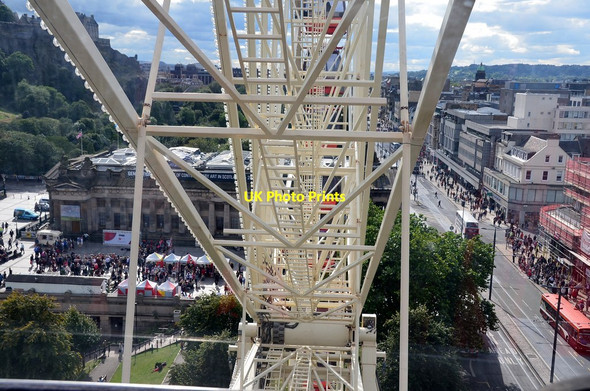 Photo 6"x4" From the Festival Wheel, Princes Street Gardens Edinburgh c2014