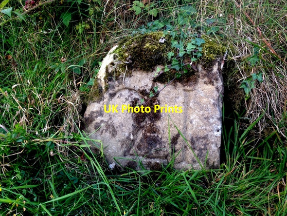 Photo 6"x4" Milestone, Gortgranagh Newtownstewart c2014