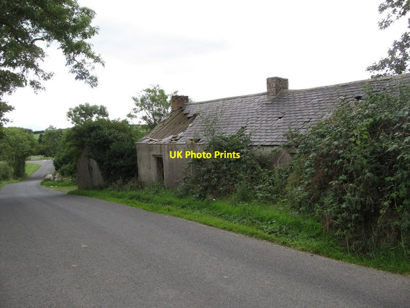 Photo 6"x4" Derelict farmhouse on the Ballyroney Road Ballyroney c2014