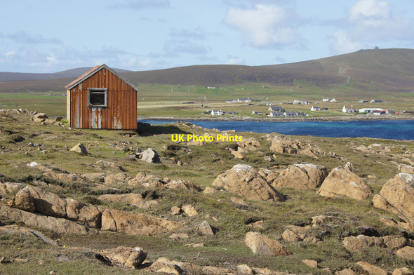 Photo 6"x4" Shed at Setters Quarry, Little Heog Bothen c2014 P1
