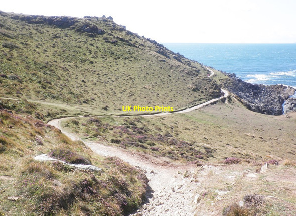 Photo 6"x4" Path to Morte Point Mortehoe c2014