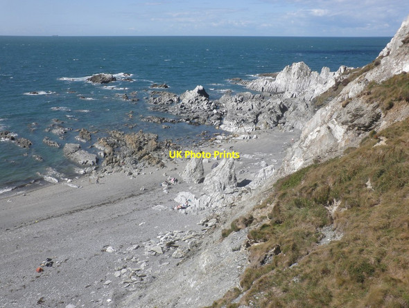 Photo 6"x4" Rockham Beach Mortehoe c2014