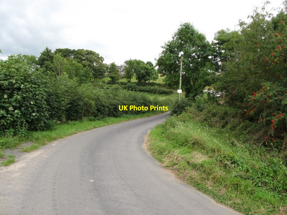 Photo 6"x4" Z-bend in the High Road Ballyroney c2014