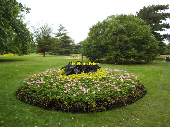 Photo 6"x4" Flower garden in Greenwich Park Greenwich\/TQ3977 c2014