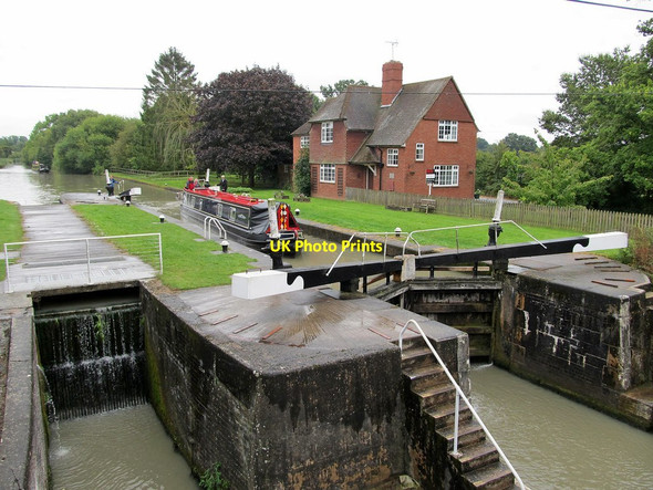 Photo 6"x4" Welsh Road Lock-Grand Union Canal Bascote Heath c2014