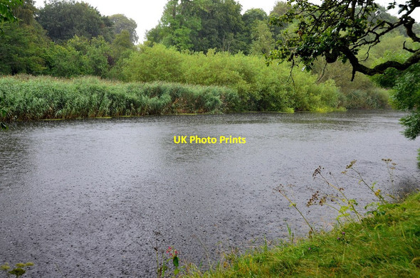 Photo 6"x4" Heavy rain on the Teviot Nisbet\/NT6725 c2014