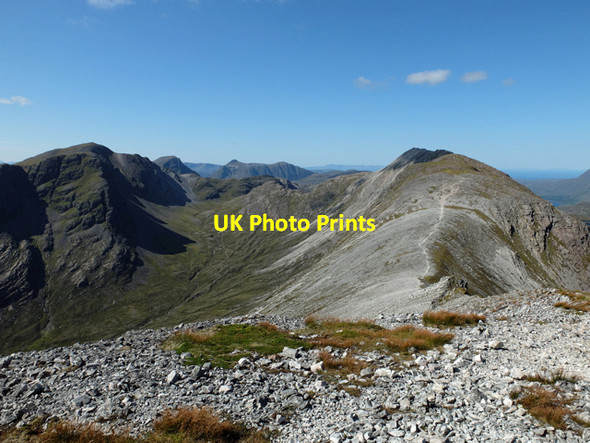 Photo 6"x4" East end of the Beinn Liath Mh\u00c3\u00b2r ridge Beinn Liath Bheag\/NG9852 c2014