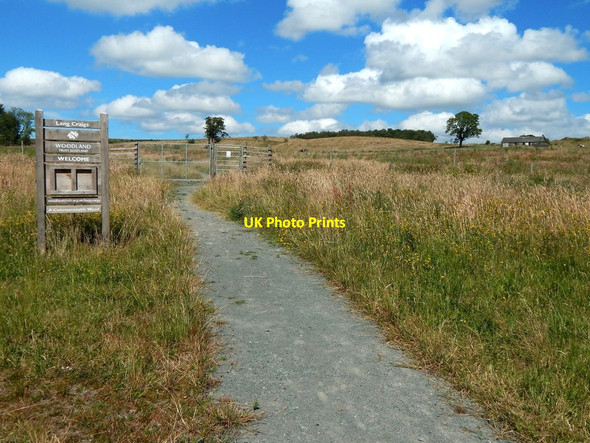 Photo 6"x4" Start of a circular path Dumbarton c2014