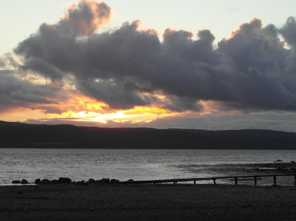 Photo 6"x4" Sunset at Dougarie Auchencar c2014