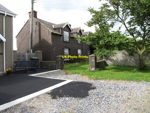 Photo 6"x4" Victorian houses in the village of Ballyhornan Ballyhornan c2013