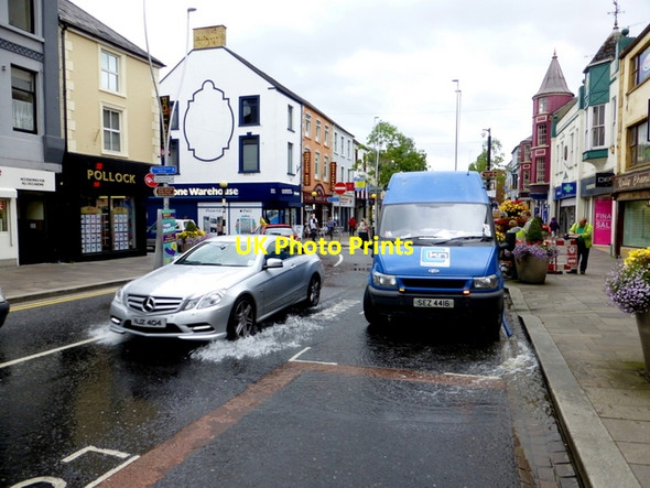 Photo 6"x4" Making a splash, Omagh Omagh c2014