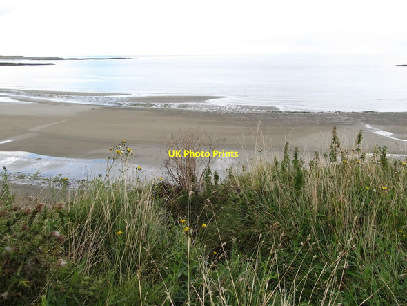 Photo 6"x4" Ballyhornan Strand from the cliff top on Killard Road Ballyhornan c2013