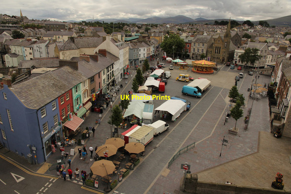 Photo 6"x4" Castle Square Caernarfon c2014