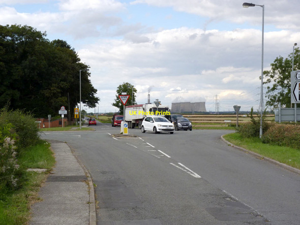 Photo 6"x4" A57 crossroads at Laneham Road Dunham on Trent c2014