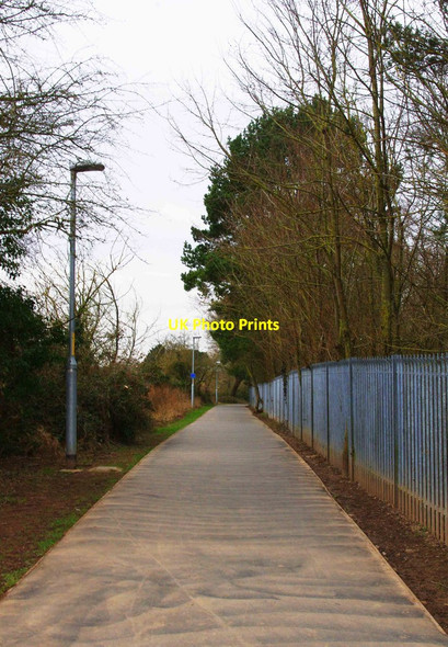 Photo 6"x4" Footpath from the riverside to Bromwich Road, Worcester Worcester c2013