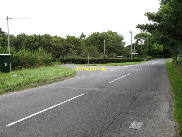 Photo 6"x4" The turn-off for Strangford at the staggered Crew Road\/Ballyhornan Road junction Bishops Court\/J5642 c2014