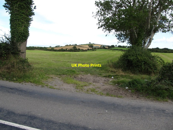 Photo 6"x4" View north across farmland from the Ballyhornan Road Bishops Court\/J5642 c2014