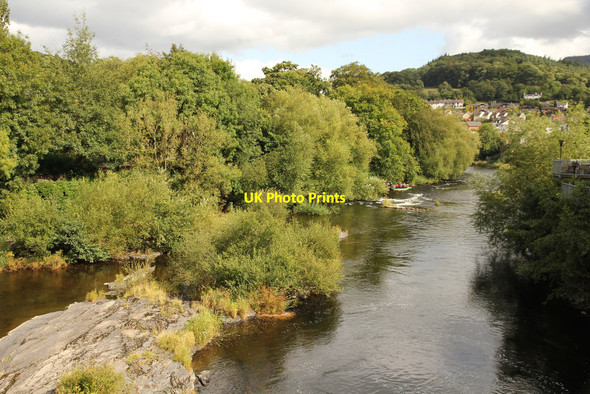 Photo 6"x4" River Dee Llangollen c2014