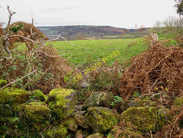 Photo 6"x4" Gap in the boundary wall Kerne Bridge c2008