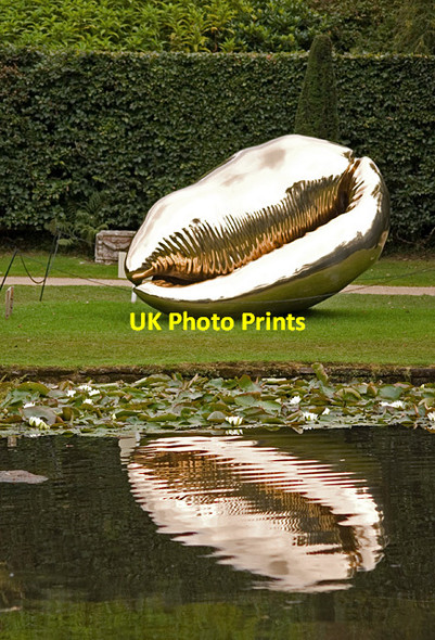 Photo 6"x4" Sculpture by the Ring Pond, Chatsworth Edensor c2014